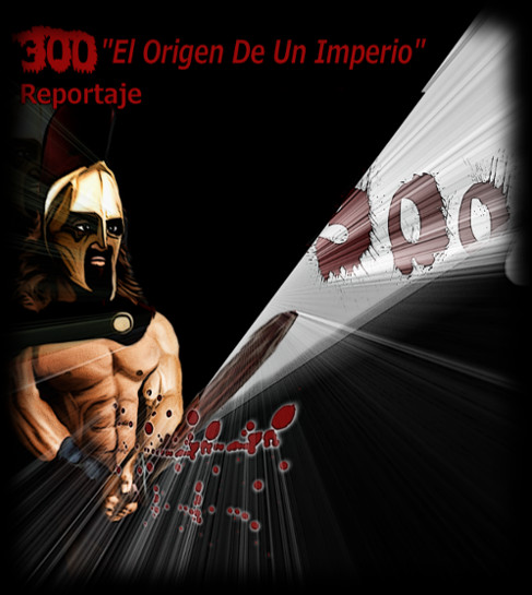 Un guerrero espartano rasga la página de la portada
