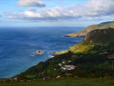 Fotografía de los acantilados de San Andrés en Cedeira