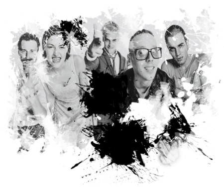 Los protagonistas de Trainspotting en blanco y negro