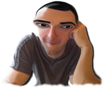 Izzy Distorsionado Caricatura del reportero