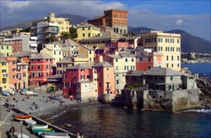 Foto panorámica de Boccadasse