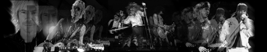 Tira de imágenes de Guns N' roses con efecto túnel