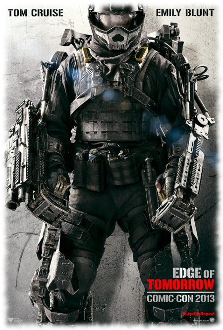 Imagen de Al Filo del Mañana, protagonizada por Tom Cruise y Emily Blunt