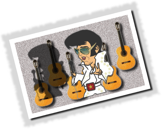 Sello AQ sobre El Rey del Rock