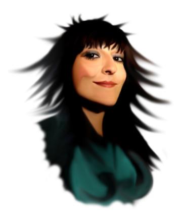 Miniatura de Cristina Llanos Ilustración de la cantante de Dover