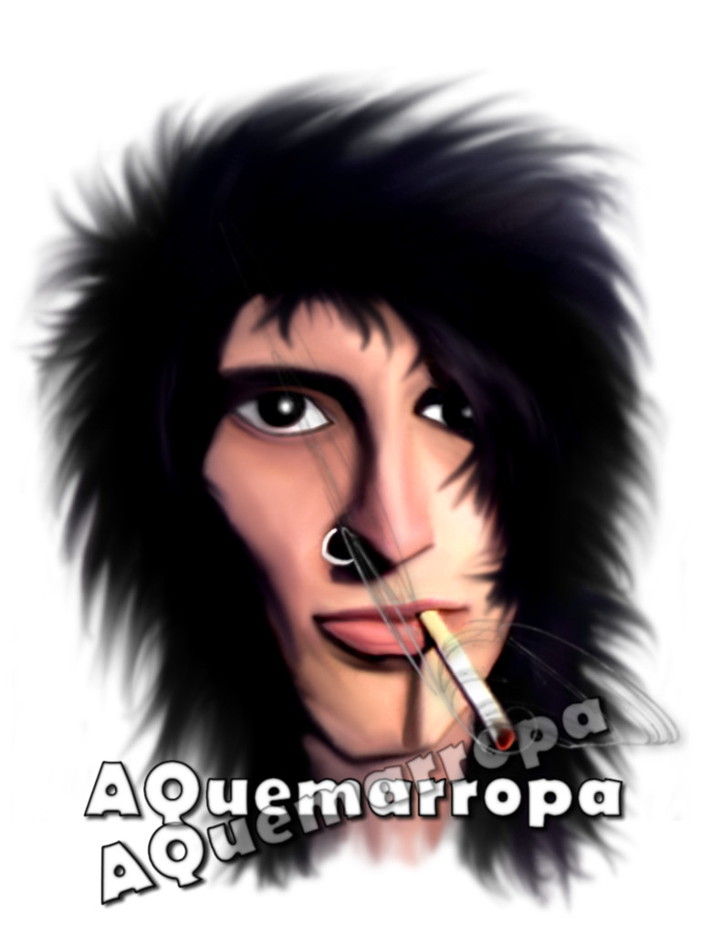 Caricatura de Izzy Stradlin