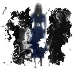 Imágenes en blanco y negro con una superpuesta azul