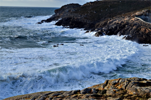 Mar y oleaje en el Cabo Prioriño