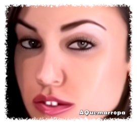 Dibujo para ilustrar el reportaje sobre la actriz