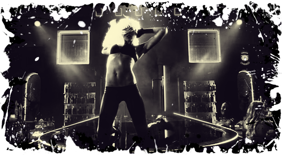 Imagen de la bailarina del Kadie's en Sin City 2