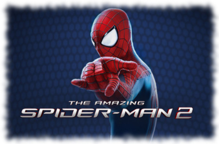 Imagen de Spider-man en posición de lanzar su telaraña