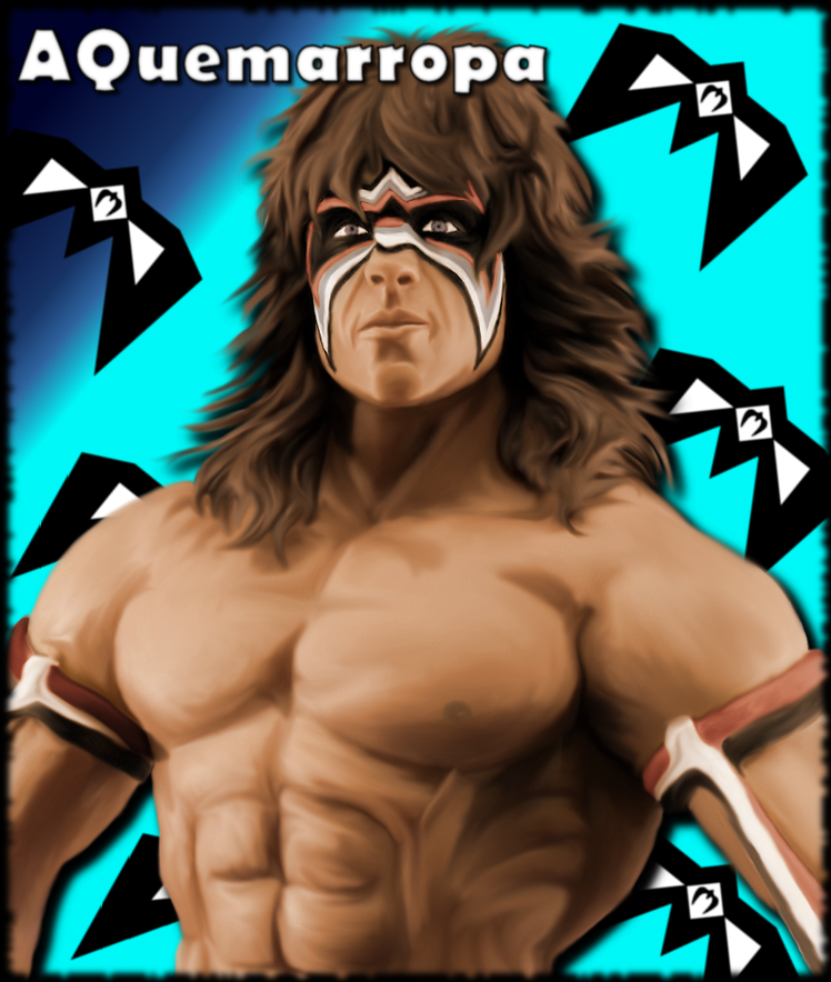 Dibujo sobre Ultimate Warrior