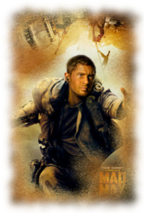 Cartel de Tom Hardy en Mad Max