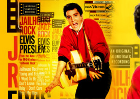 Miniatura de Elvis en el sencillo de Jailhouse Rock