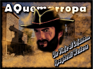 Caricatura de Clint Eastwood en EL Bueno, El Feo y El Malo