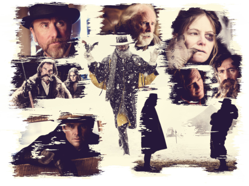 Los protagonistas de The Hateful Eight Reparto de la película