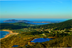 Fotografía de la laguna de Doniños