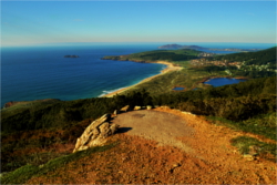 Fotografía de la Costa Ártabra a la altura de Doniños y Covas